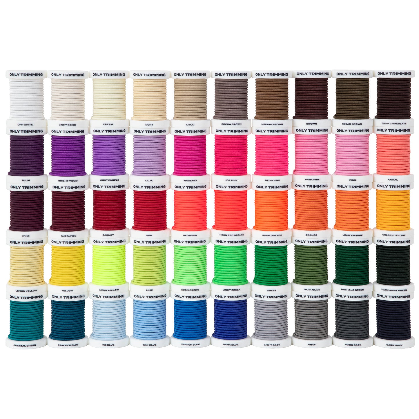 2.5mm 3/32" Bungee Cord Stretch Elastic Rope Various Colors Only Trimming