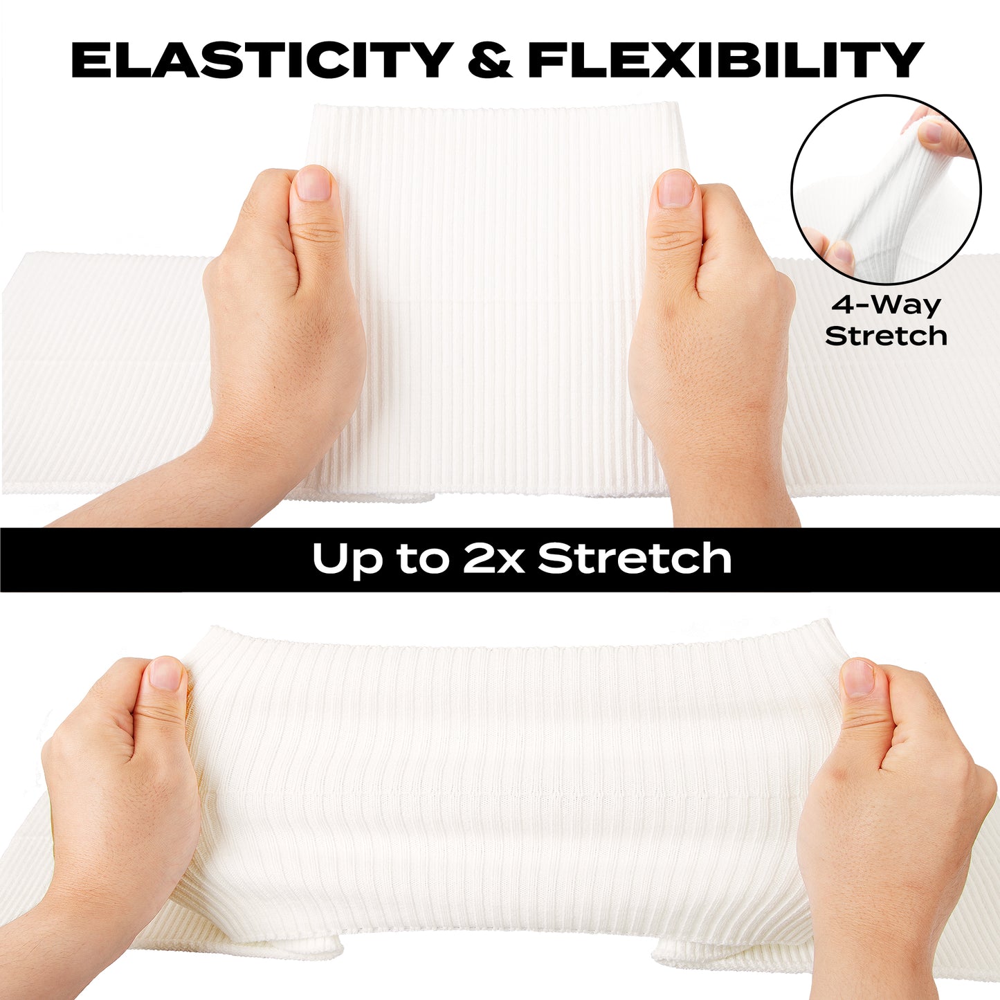 2x2 Acrylic Rib Knit Fabric