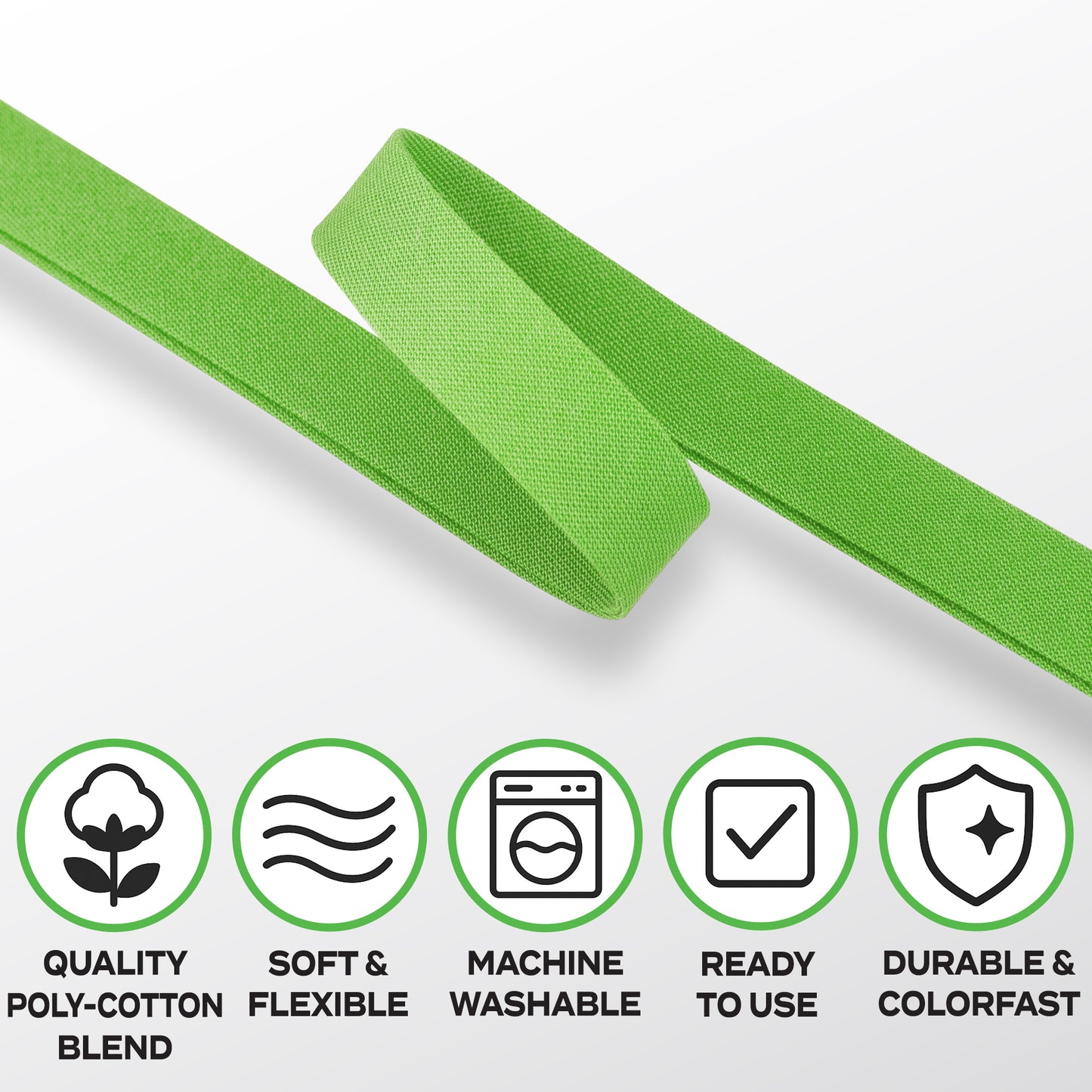 Double Fold Bias Tape Various Colors