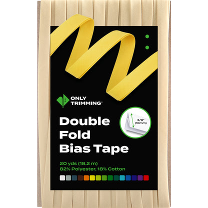 Double Fold Bias Tape Various Colors