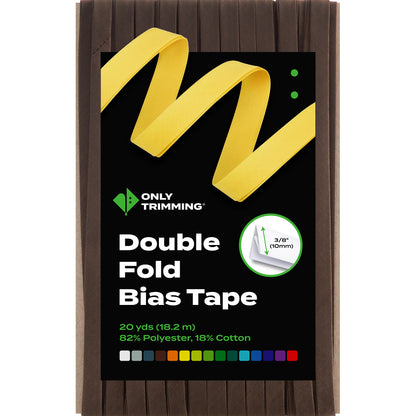Double Fold Bias Tape Various Colors