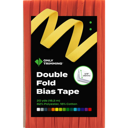 Double Fold Bias Tape Various Colors