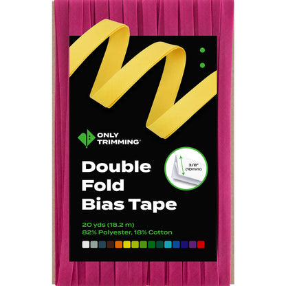 Double Fold Bias Tape Various Colors