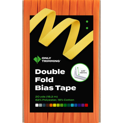 Double Fold Bias Tape Various Colors