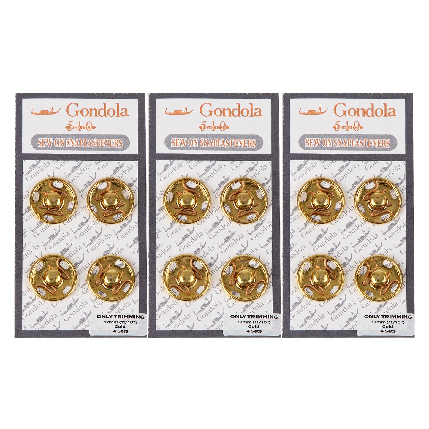 Sew on Snap Buttons Metal Fastener Buttons Various Colors and Sizes