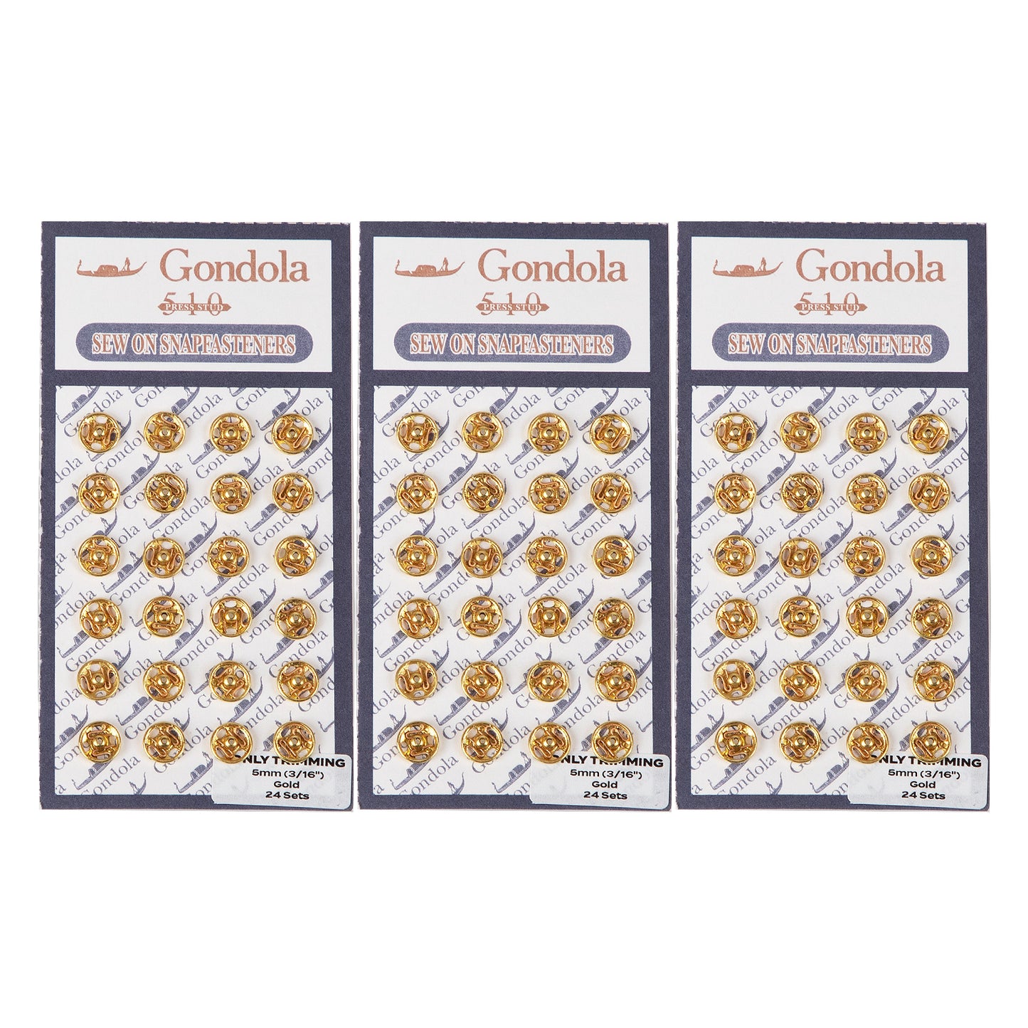 Sew on Snap Buttons Metal Fastener Buttons Various Colors and Sizes