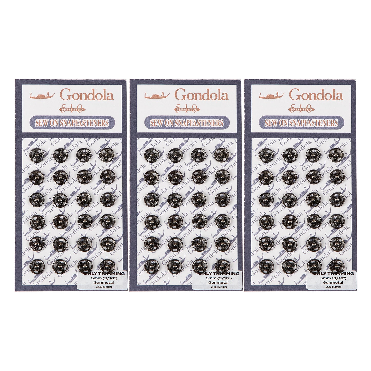 Sew on Snap Buttons Metal Fastener Buttons Various Colors and Sizes