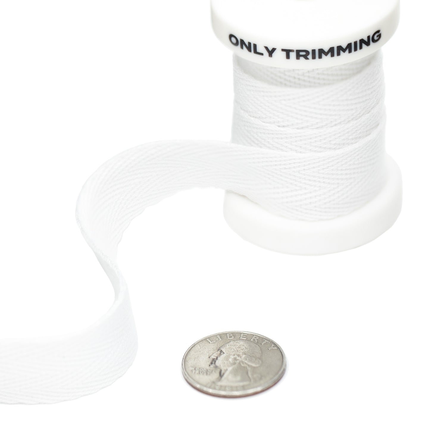 3/4 Inch Herringbone Cotton Twill Tape Multiple Colors
